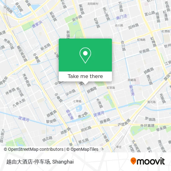 越由大酒店-停车场 map