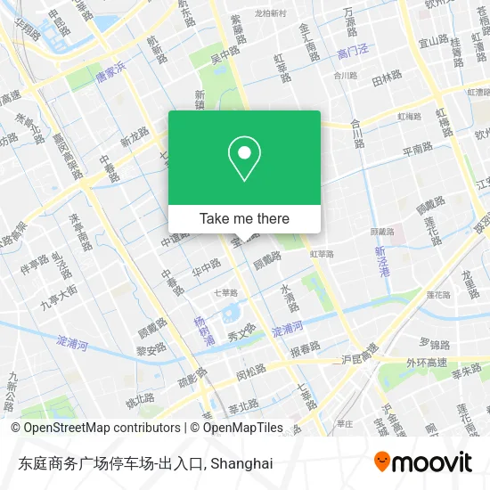 东庭商务广场停车场-出入口 map