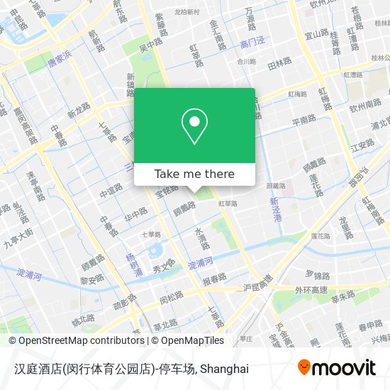 汉庭酒店(闵行体育公园店)-停车场 map