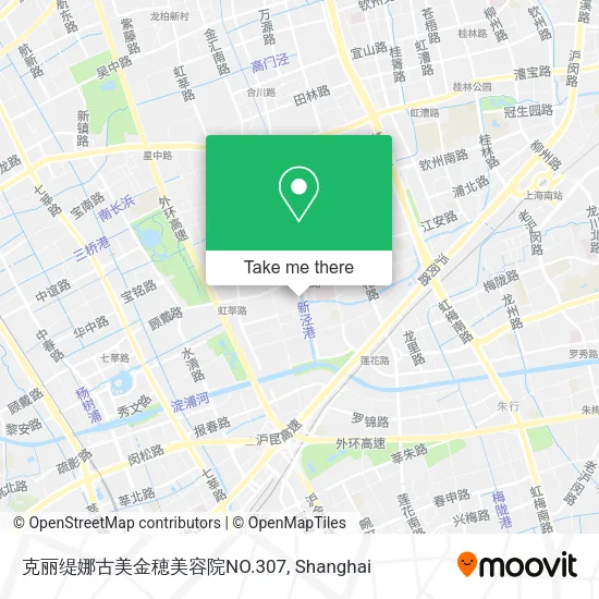 克丽缇娜古美金穂美容院NO.307 map
