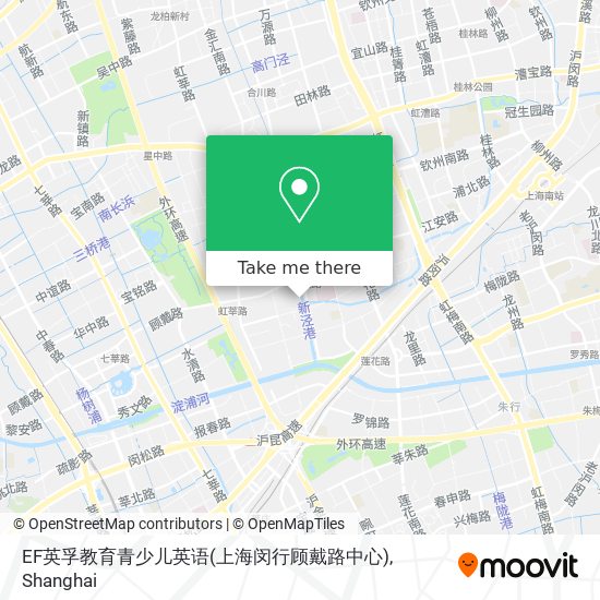 EF英孚教育青少儿英语(上海闵行顾戴路中心) map
