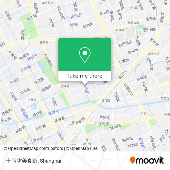 十尚坊美食街 map