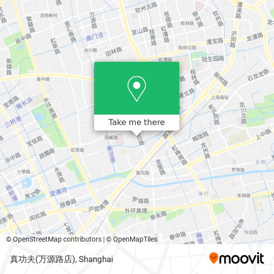 真功夫(万源路店) map