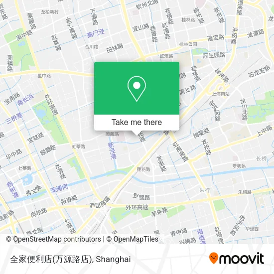 全家便利店(万源路店) map