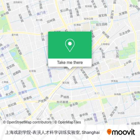 上海戏剧学院-表演人才科学训练实验室 map