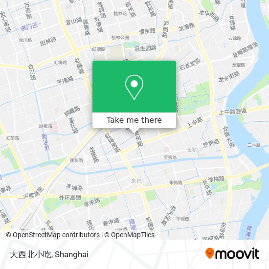 大西北小吃 map