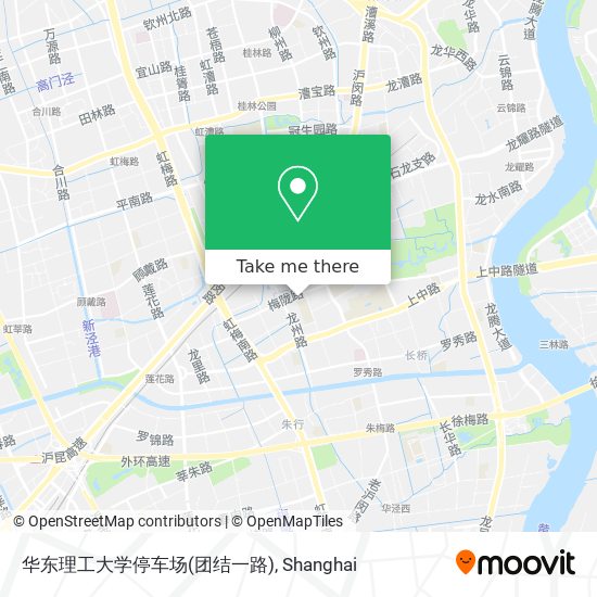 华东理工大学停车场(团结一路) map
