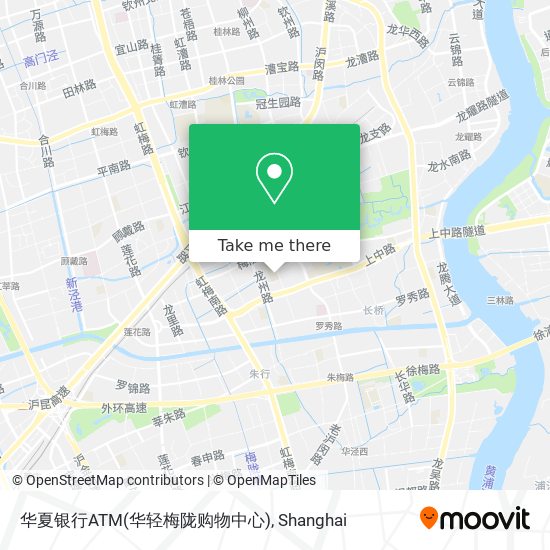 华夏银行ATM(华轻梅陇购物中心) map