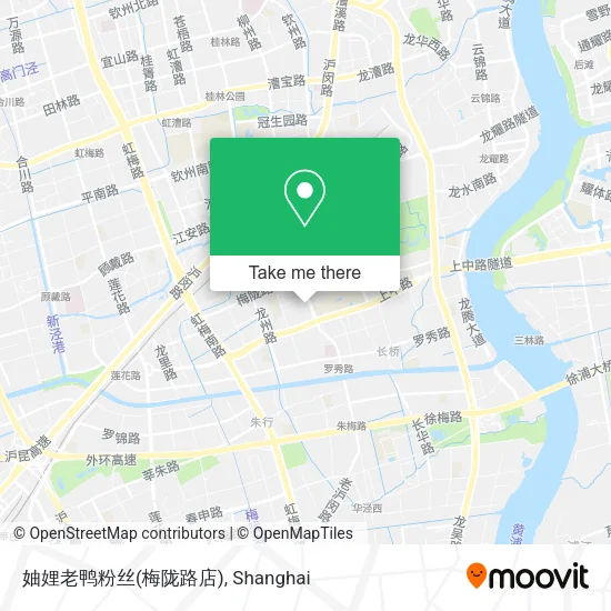 妯娌老鸭粉丝(梅陇路店) map