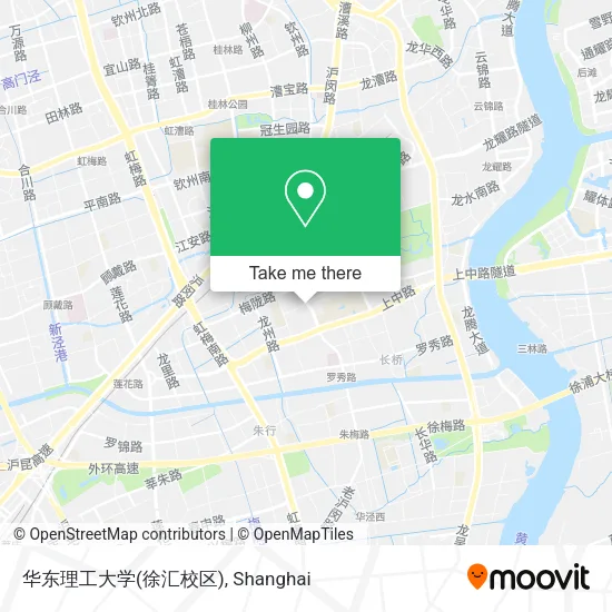 华东理工大学(徐汇校区) map
