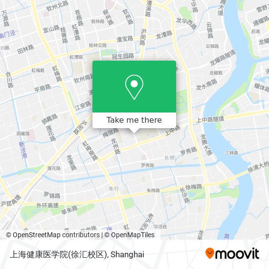 上海健康医学院(徐汇校区) map
