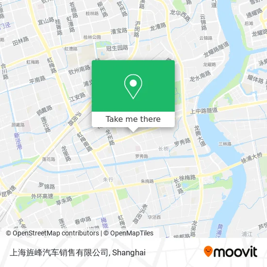 上海旌峰汽车销售有限公司 map