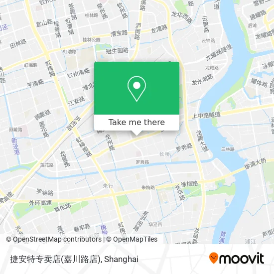 捷安特专卖店(嘉川路店) map