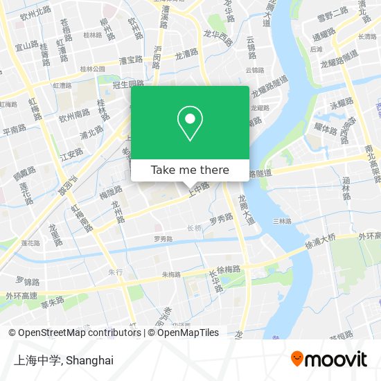 上海中学 map