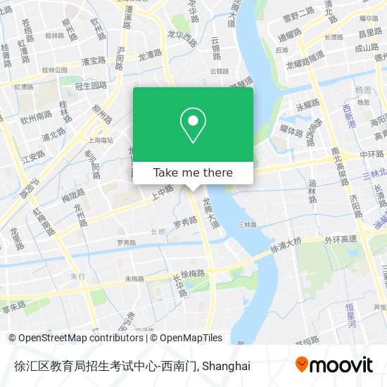 徐汇区教育局招生考试中心-西南门 map