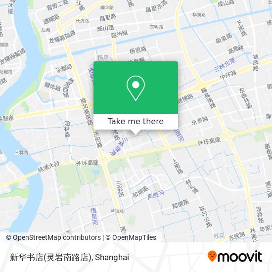 新华书店(灵岩南路店) map