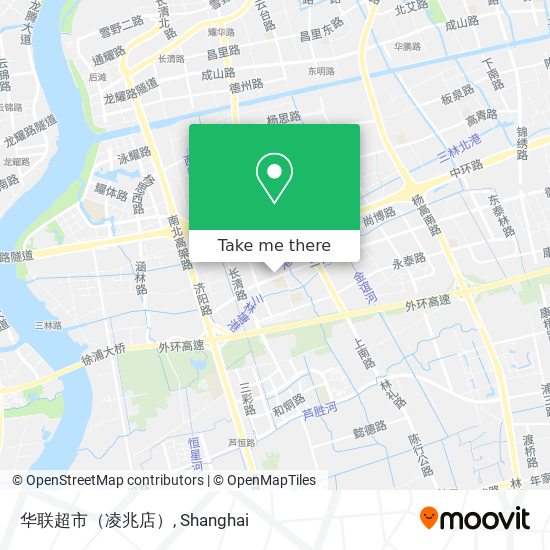 华联超市（凌兆店） map