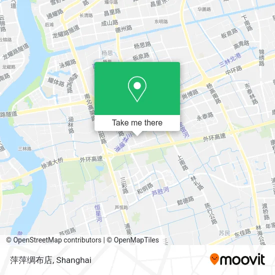 萍萍绸布店 map