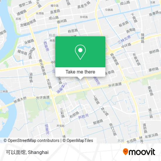 可以面馆 map