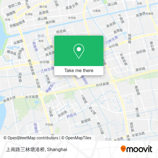 上南路三林塘港桥 map