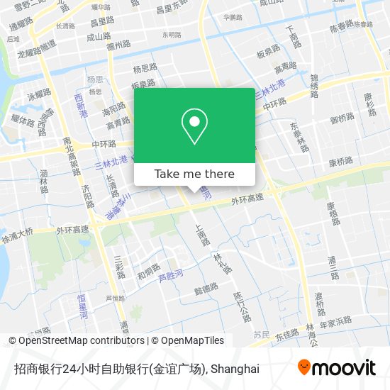 招商银行24小时自助银行(金谊广场) map