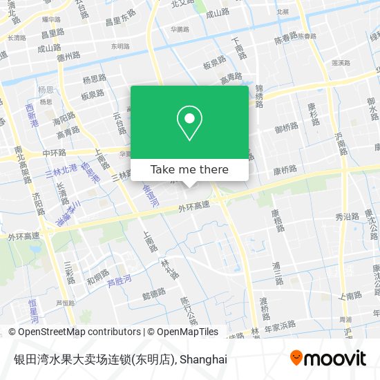 银田湾水果大卖场连锁(东明店) map