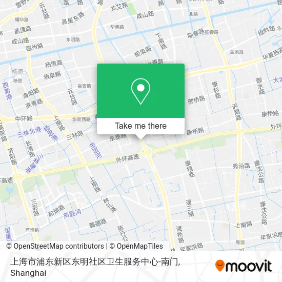 上海市浦东新区东明社区卫生服务中心-南门 map
