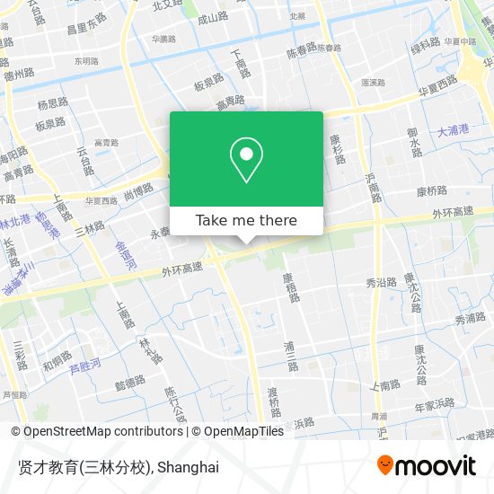 贤才教育(三林分校) map