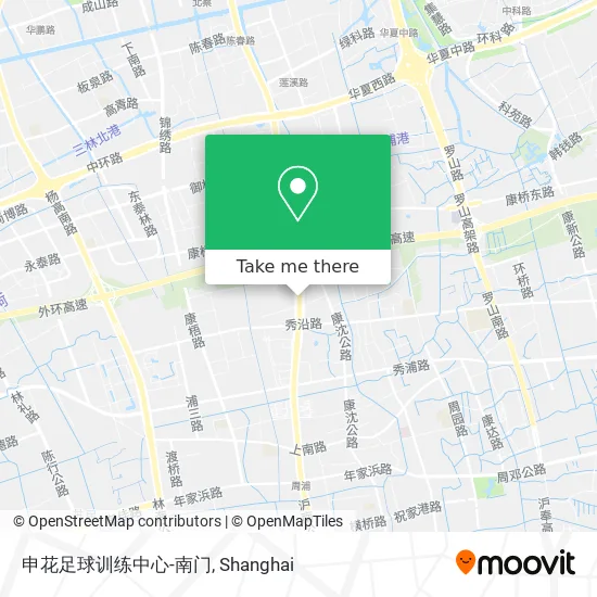申花足球训练中心-南门 map