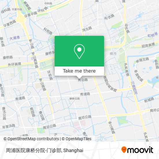周浦医院康桥分院-门诊部 map