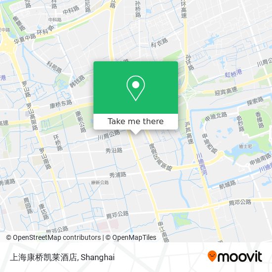 上海康桥凯莱酒店 map