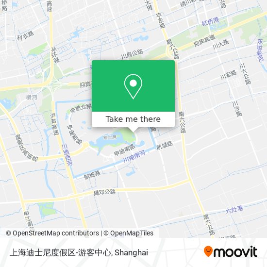 上海迪士尼度假区-游客中心 map