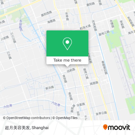 超月美容美发 map