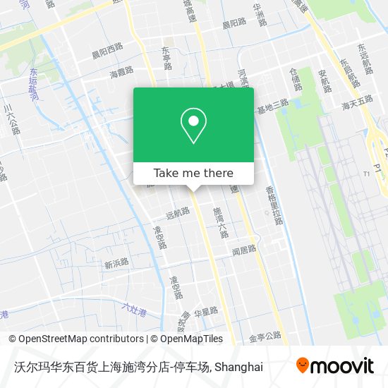沃尔玛华东百货上海施湾分店-停车场 map