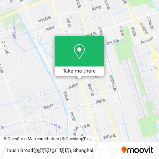 Touch Bread(施湾绿地广场店) map