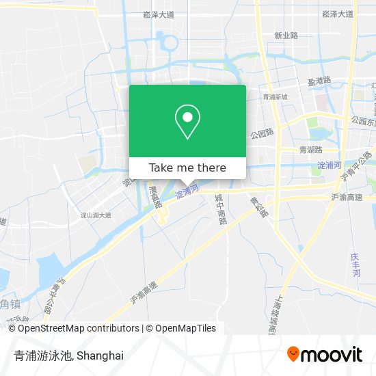 青浦游泳池 map