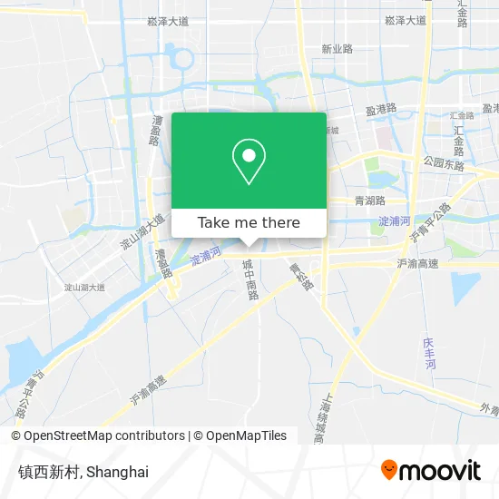 镇西新村 map