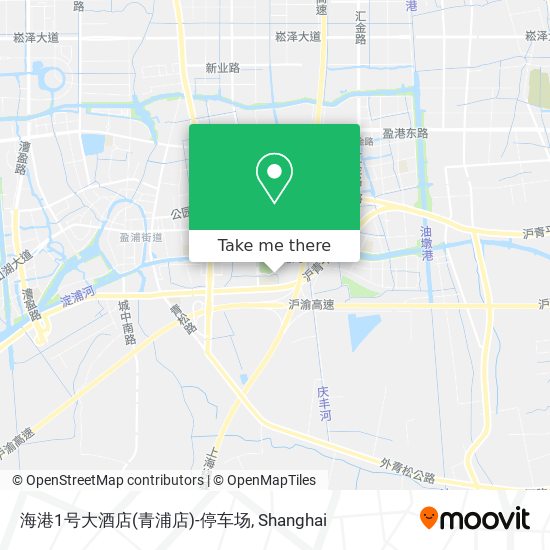 海港1号大酒店(青浦店)-停车场 map