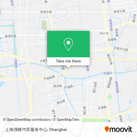 上海强峰汽车服务中心 map