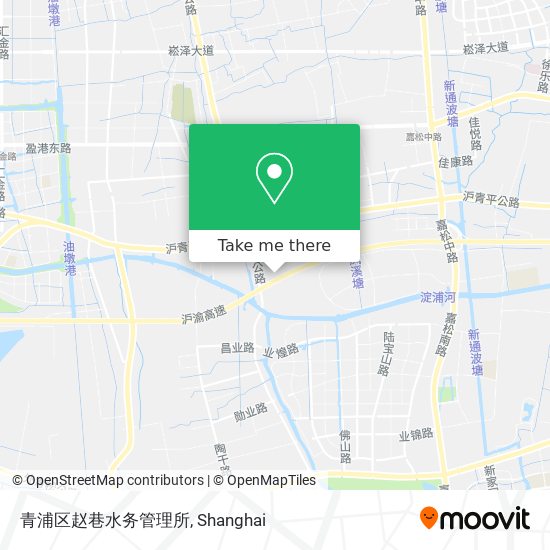 青浦区赵巷水务管理所 map