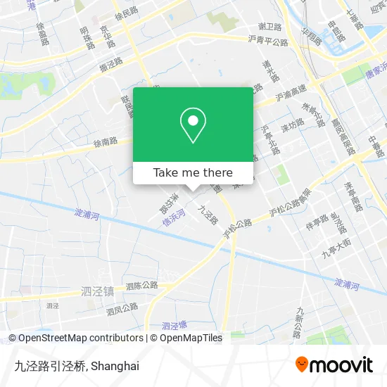 九泾路引泾桥 map