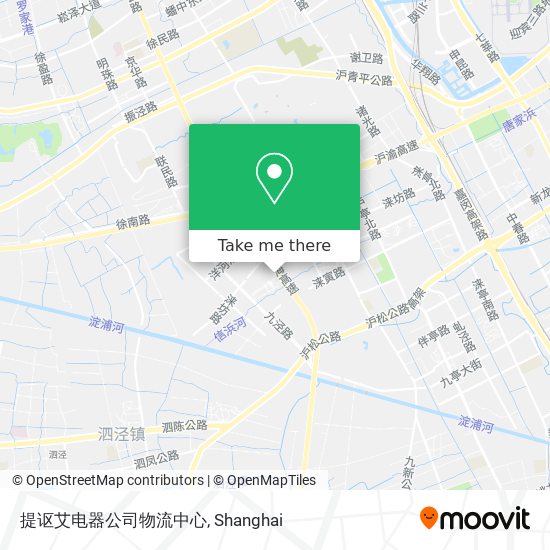 提讴艾电器公司物流中心 map
