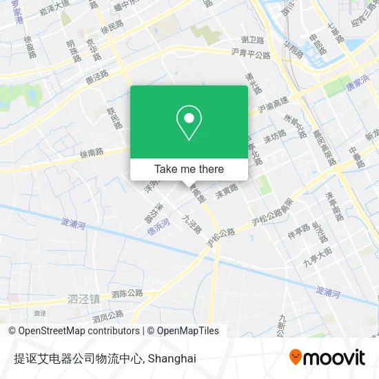 提讴艾电器公司物流中心 map
