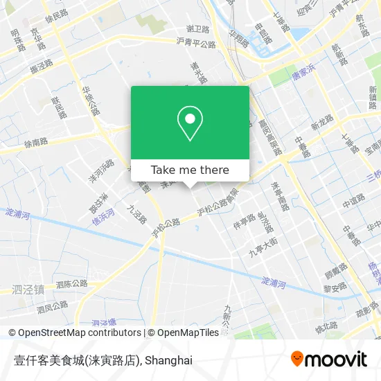 壹仟客美食城(涞寅路店) map