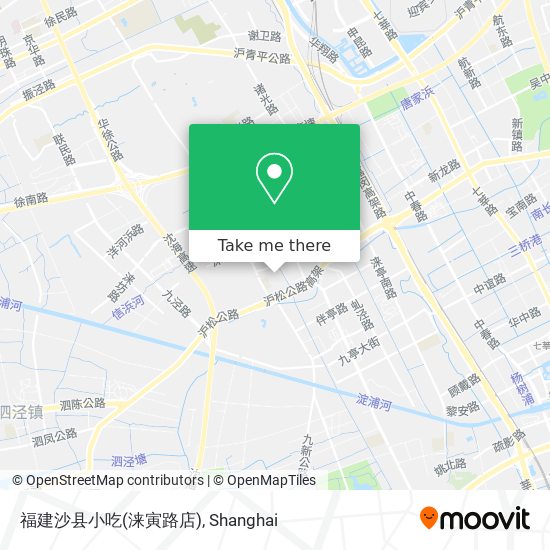 福建沙县小吃(涞寅路店) map