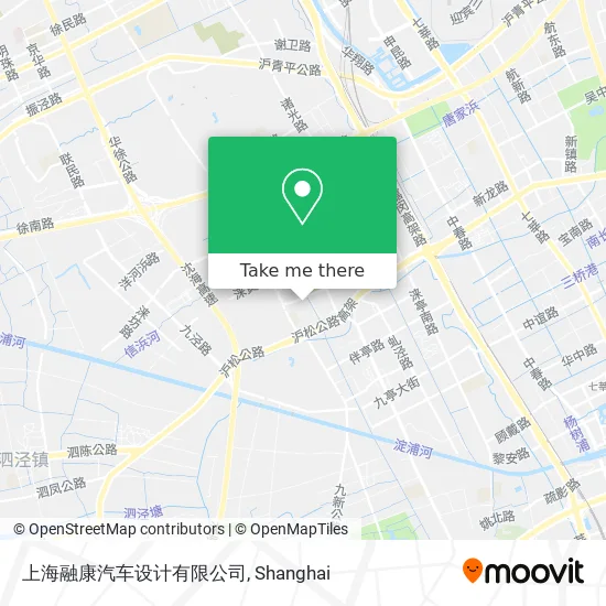 上海融康汽车设计有限公司 map