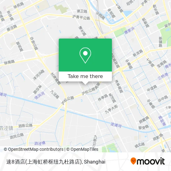速8酒店(上海虹桥枢纽九杜路店) map