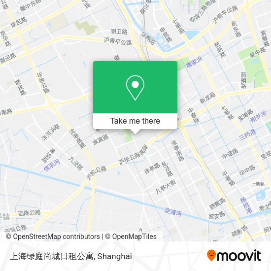 上海绿庭尚城日租公寓 map