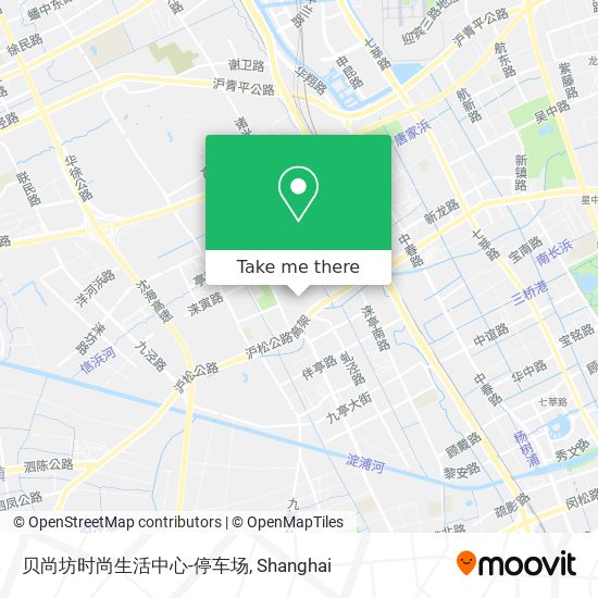 贝尚坊时尚生活中心-停车场 map