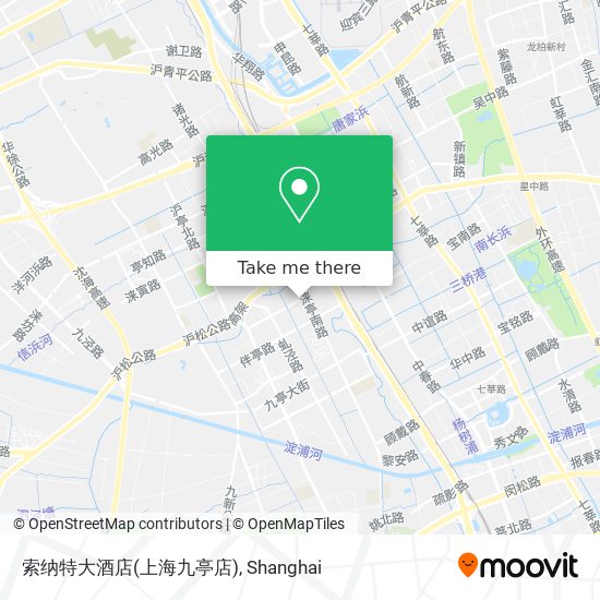 索纳特大酒店(上海九亭店) map